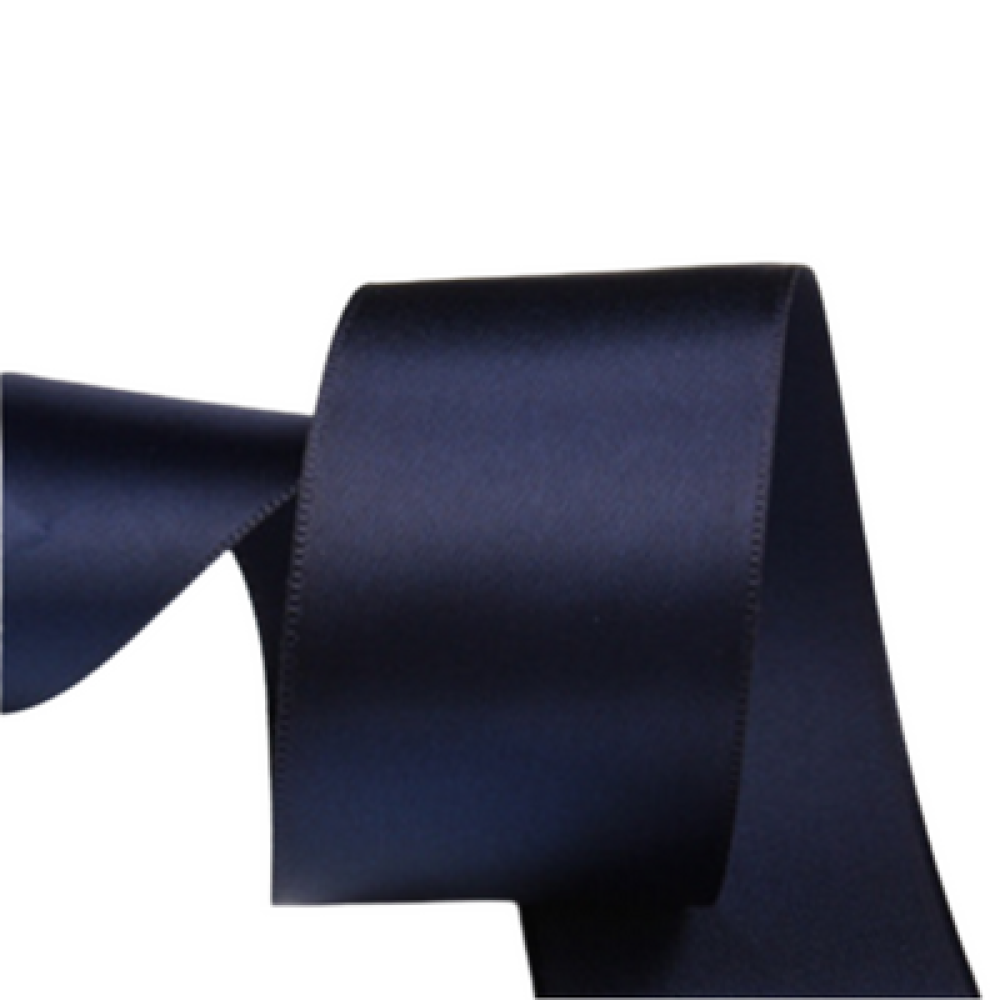 Navy Blue Satin Ribbon | Polyester Ribbon For Gift Wrapping